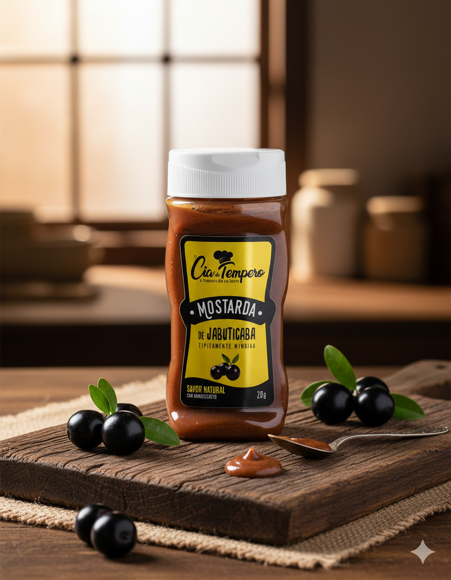 Molho Mostarda De Jabuticaba 200ml - CIA DO TEMPERO